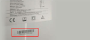Module barcode position